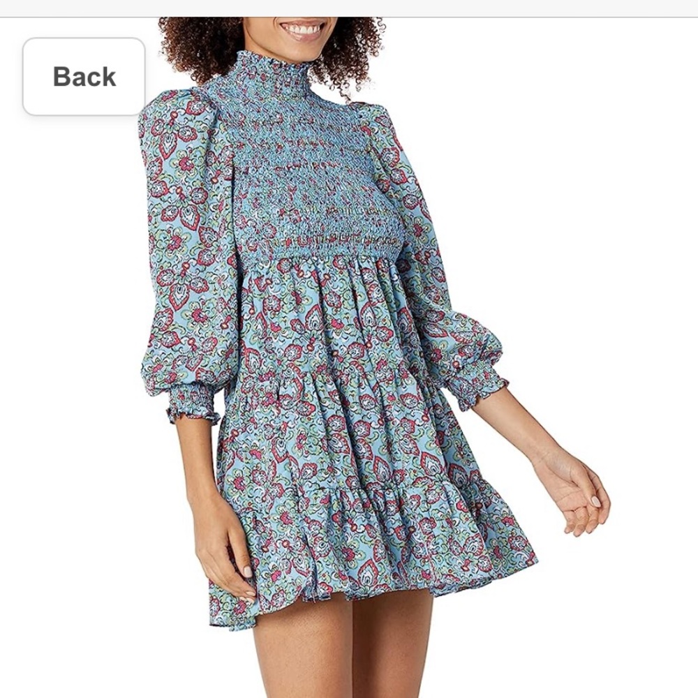 Likely dress used good condition. Too long on me!